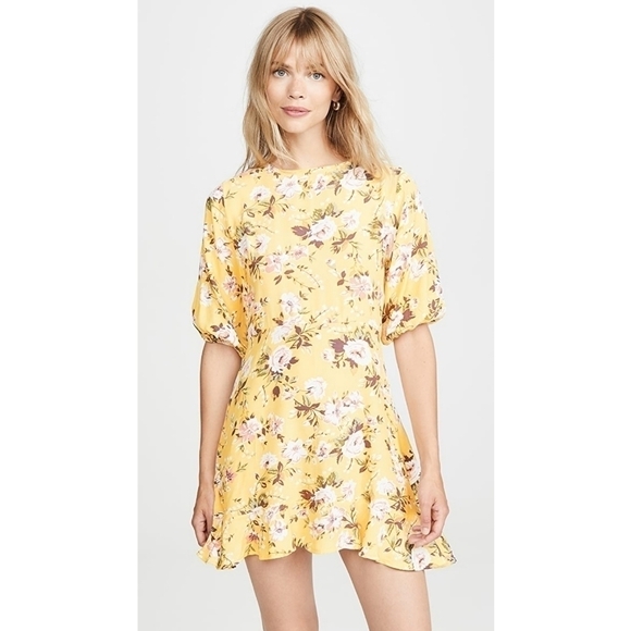 Faithfull The Brand Floral Jeanette Mini Dress - Picture 1 of 10